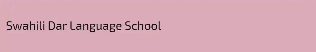Swahili Dar Language School